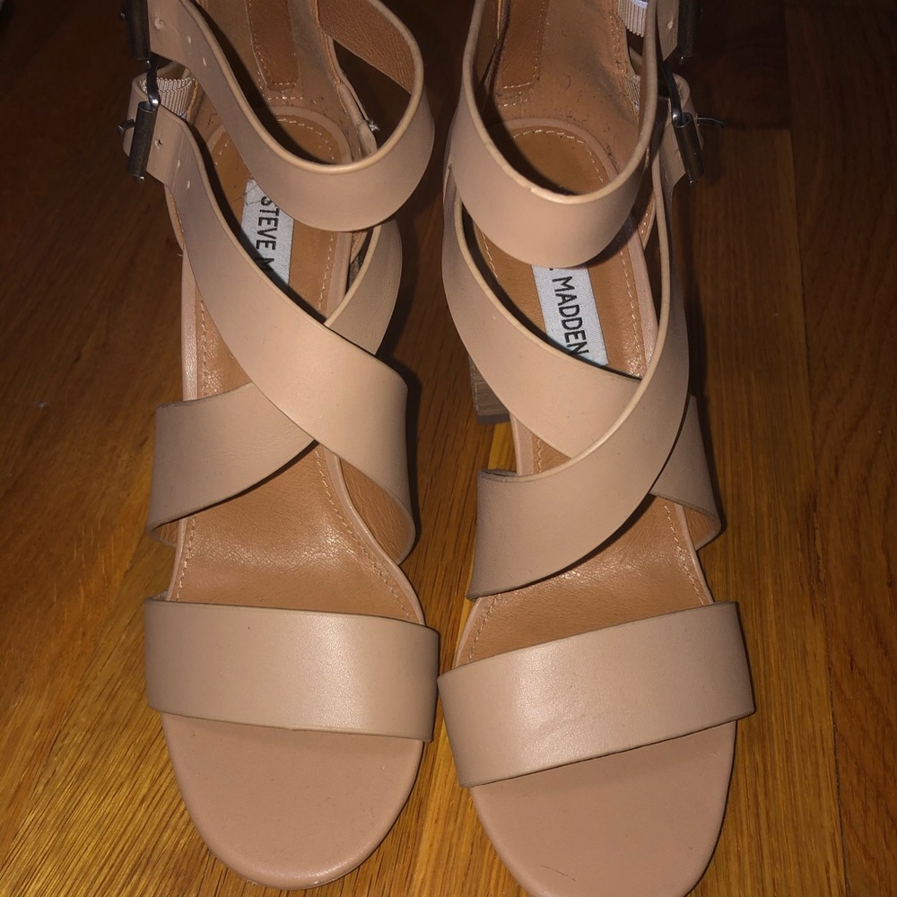 Steve Madden Strappy Block Heels